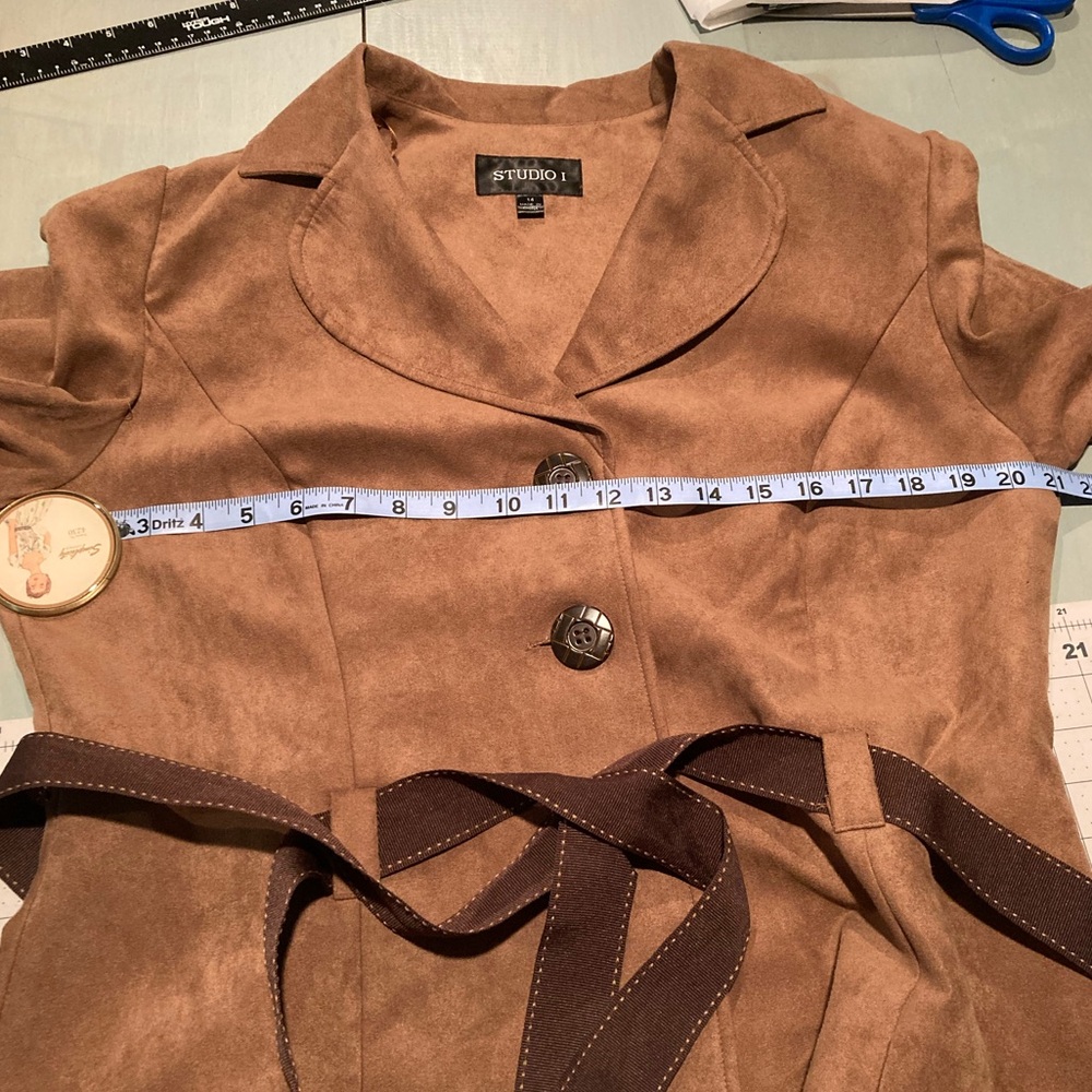 Faux Suede Jacket - Picture 3 of 6